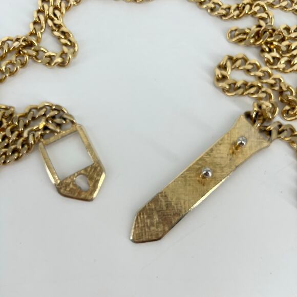 80s Accessocraft gold chain belt 1980s vintage main image 4